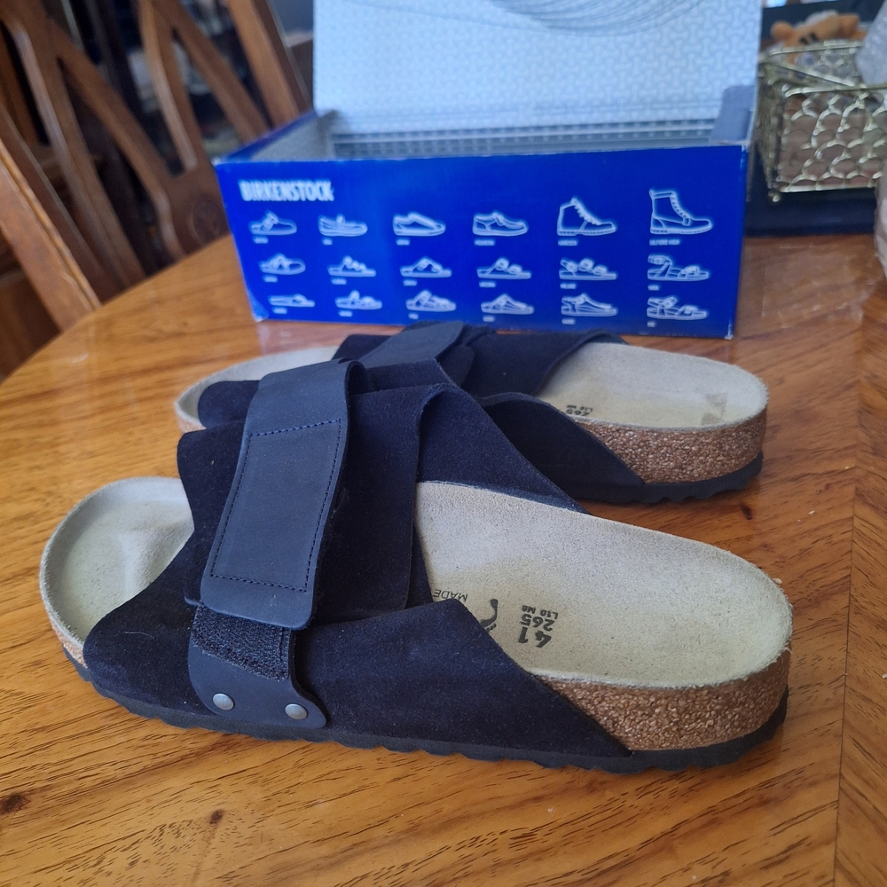 Birkenstock Black Suede Sandals